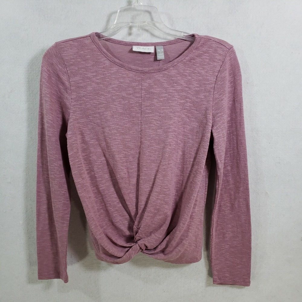 NWT The Children's Place Sweater Girl's Long Sleeve Stretch Orchid 10/12 Large